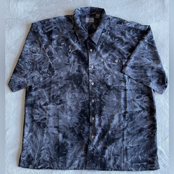 Jordan Craig Other - Jordan Craig black tie dye soft button down shirts size 3X